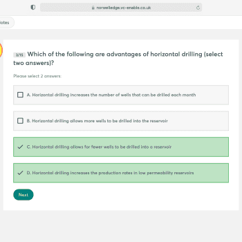07 Assessment - e-Learning Course Upstream Oil & Gas